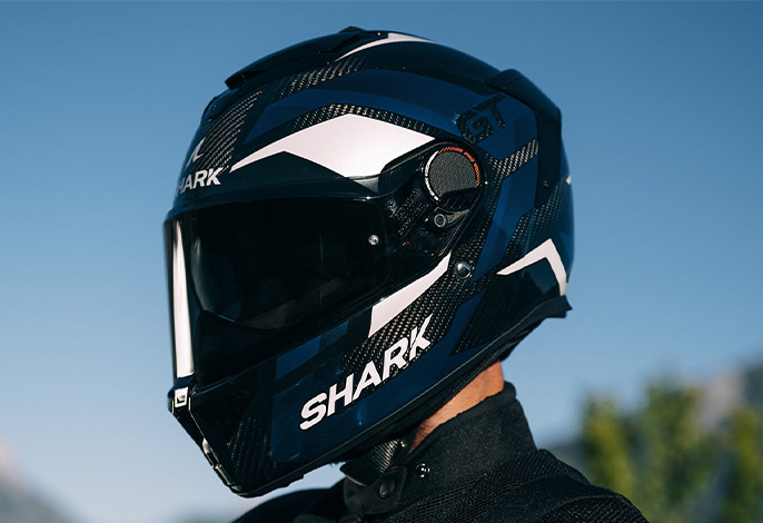 Spartan gt pro carbon FullFace Helmet SHARK